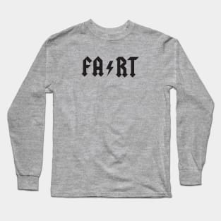 Fart ACDC (dark) Long Sleeve T-Shirt